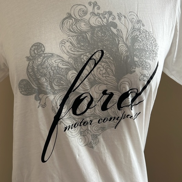 Ford White Short Sleeve Tee with Graphic Design - Picture 2 of 7